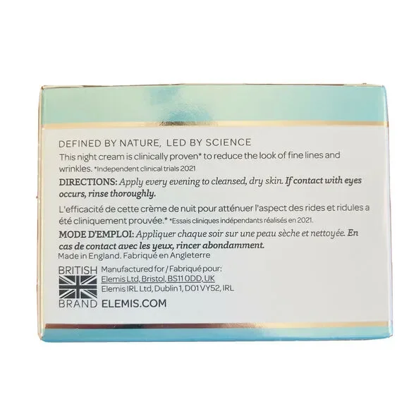 ELEMIS Pro-Collagen Anti-wrinkle Night Cream 1 oz | 30mL NIB - Picture 3 of 3